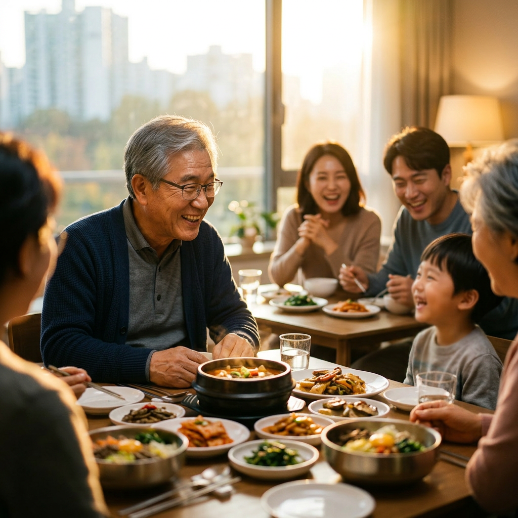 모두가 모인 저녁 식탁