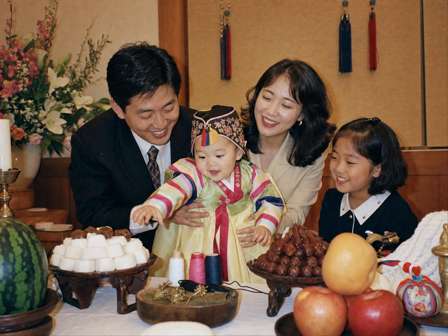 유서연의 첫돌 시절