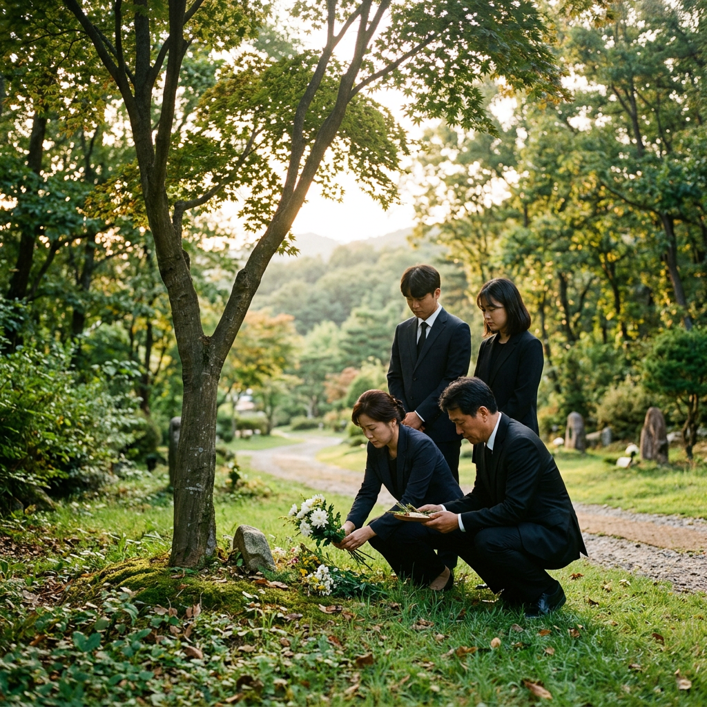 수목장 자연장 안치